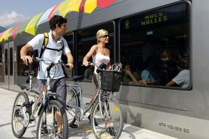 bequem Radfahren mit der Vinschger Bahn