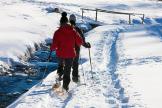 escursione con le racchette da neve nella Val d'Ultimo